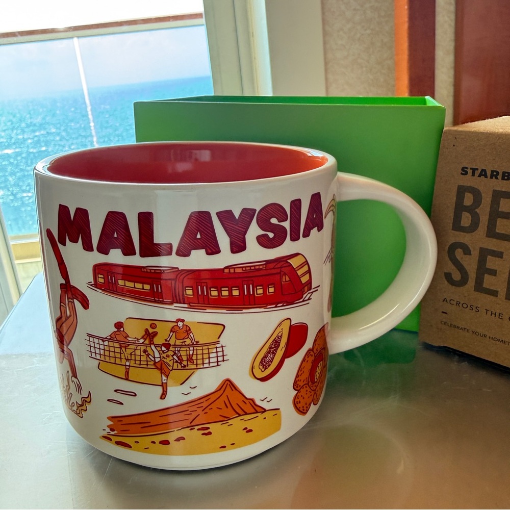 Rare New Starbucks Malasiya Been There Series Mug 16oz coffee cup full size
